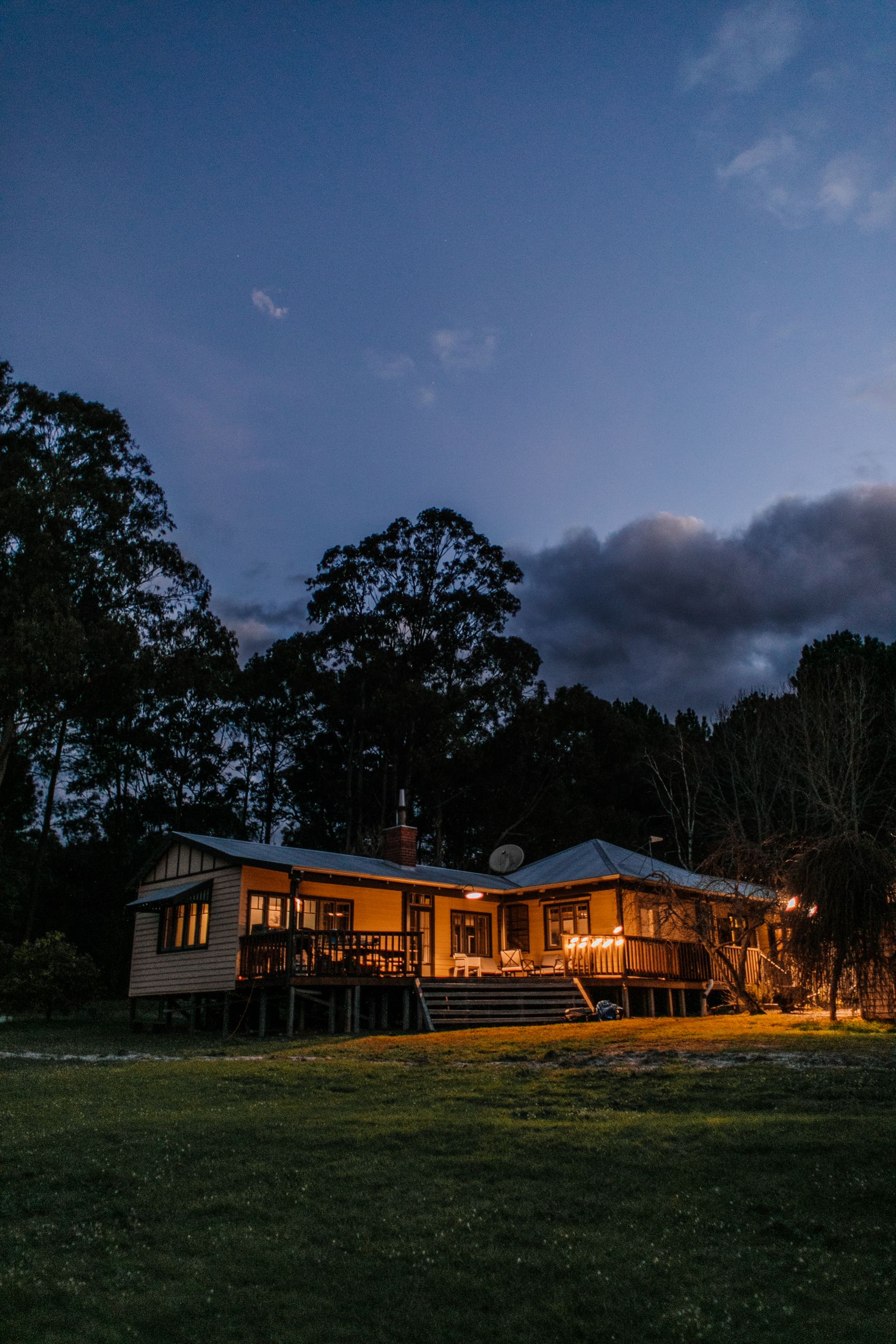 Sample twilight exterior photograph